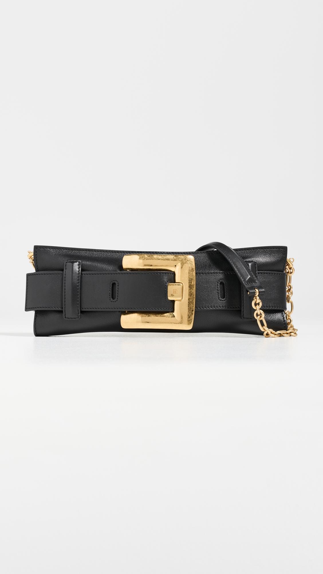 Anthem Calfskin Clutch by BALMAIN