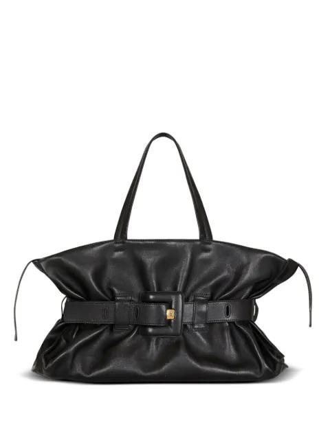 Anthem buckle tote bag by BALMAIN