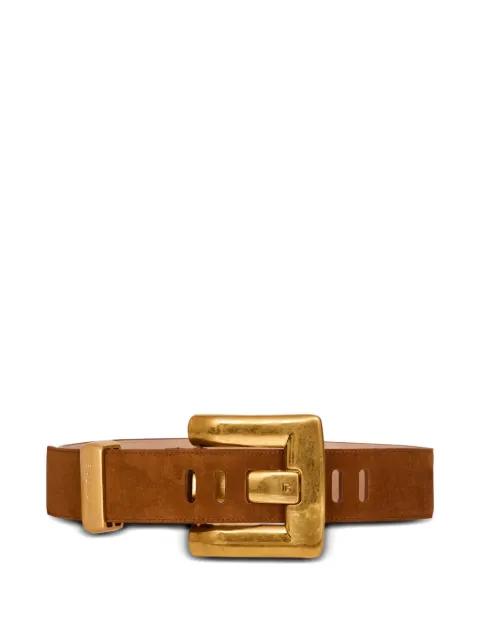 Anthem calf suede belt by BALMAIN