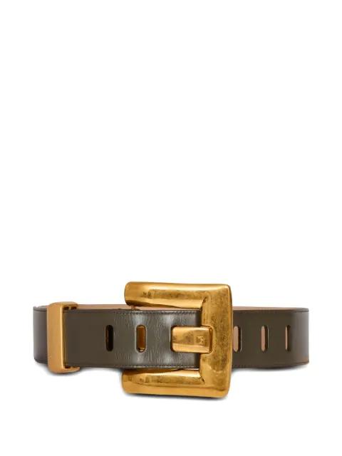 Anthem calfskin belt by BALMAIN