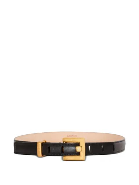 Anthem calfskin-leather belt by BALMAIN
