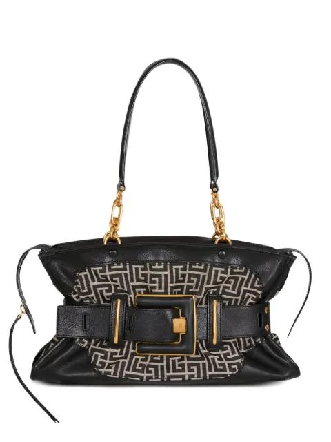 Anthem monogram jacquard tote bag by BALMAIN