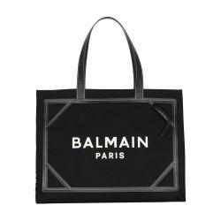 B-Army 42 monogram canvas tote bag by BALMAIN
