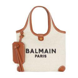 B-Army Canvas and Leather Grocery Bag by BALMAIN