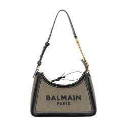 B-Army canvas bag with leather inserts by BALMAIN