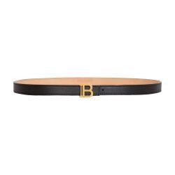 B-Belt thin calfskin belt by BALMAIN