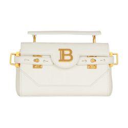 B-Buzz 19 Grained Leather Monogram Bag by BALMAIN