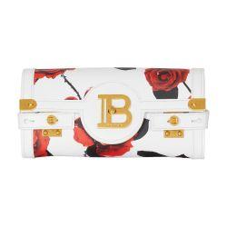 B-Buzz 23 calfskin leather clutch by BALMAIN