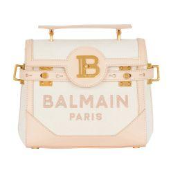 B-Buzz 23 canvas and leather bag by BALMAIN