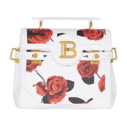 B-Buzz 23 printed calfskin leather bag by BALMAIN