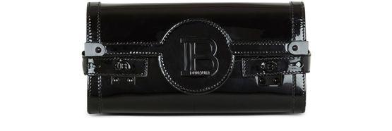 B-Buzz Pouch 23 In Patent Leather by BALMAIN