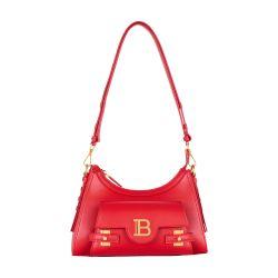 B-Buzz calfskin hobo bag by BALMAIN