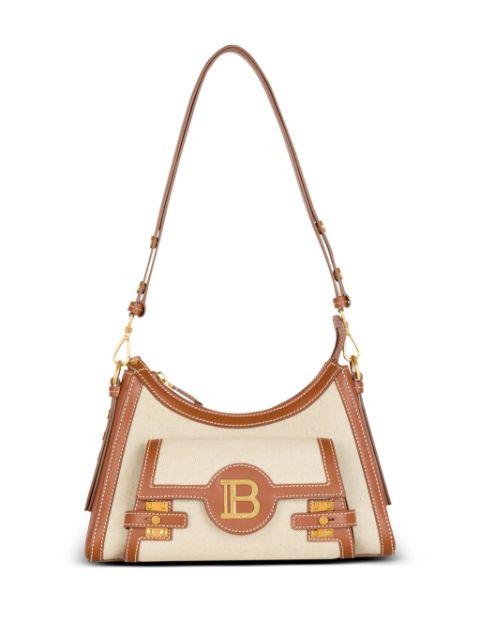B-Buzz canvas shoulder bag by BALMAIN