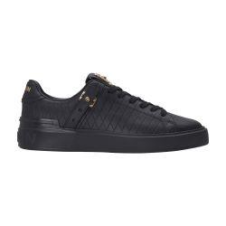 B-Court B-Buzz sneakers in embossed calfskin by BALMAIN