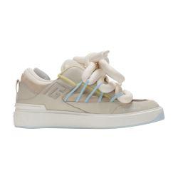 B-Court Puffy Skate calfskin sneakers by BALMAIN