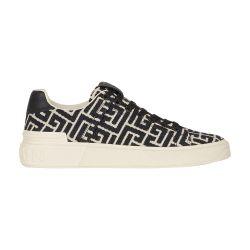 B-Court monogram jacquard sneakers by BALMAIN