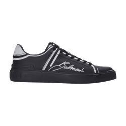 B-Court printed calfskin sneakers by BALMAIN