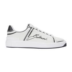 B-Court printed calfskin sneakers by BALMAIN