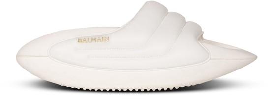 B-IT quilted leather mules by BALMAIN