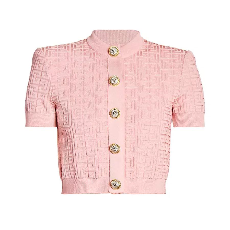 Balmain Balmain PB Labyrinth Knit Cardigan by BALMAIN