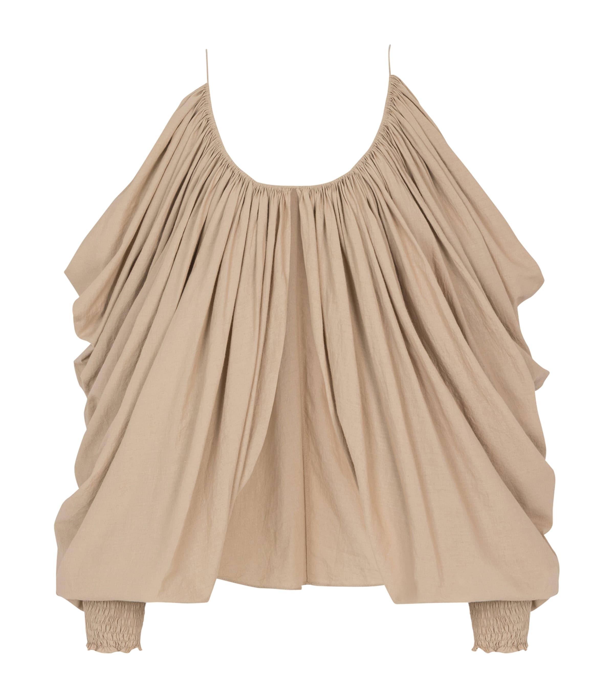 Balmain Cotton Strappy Blouse by BALMAIN