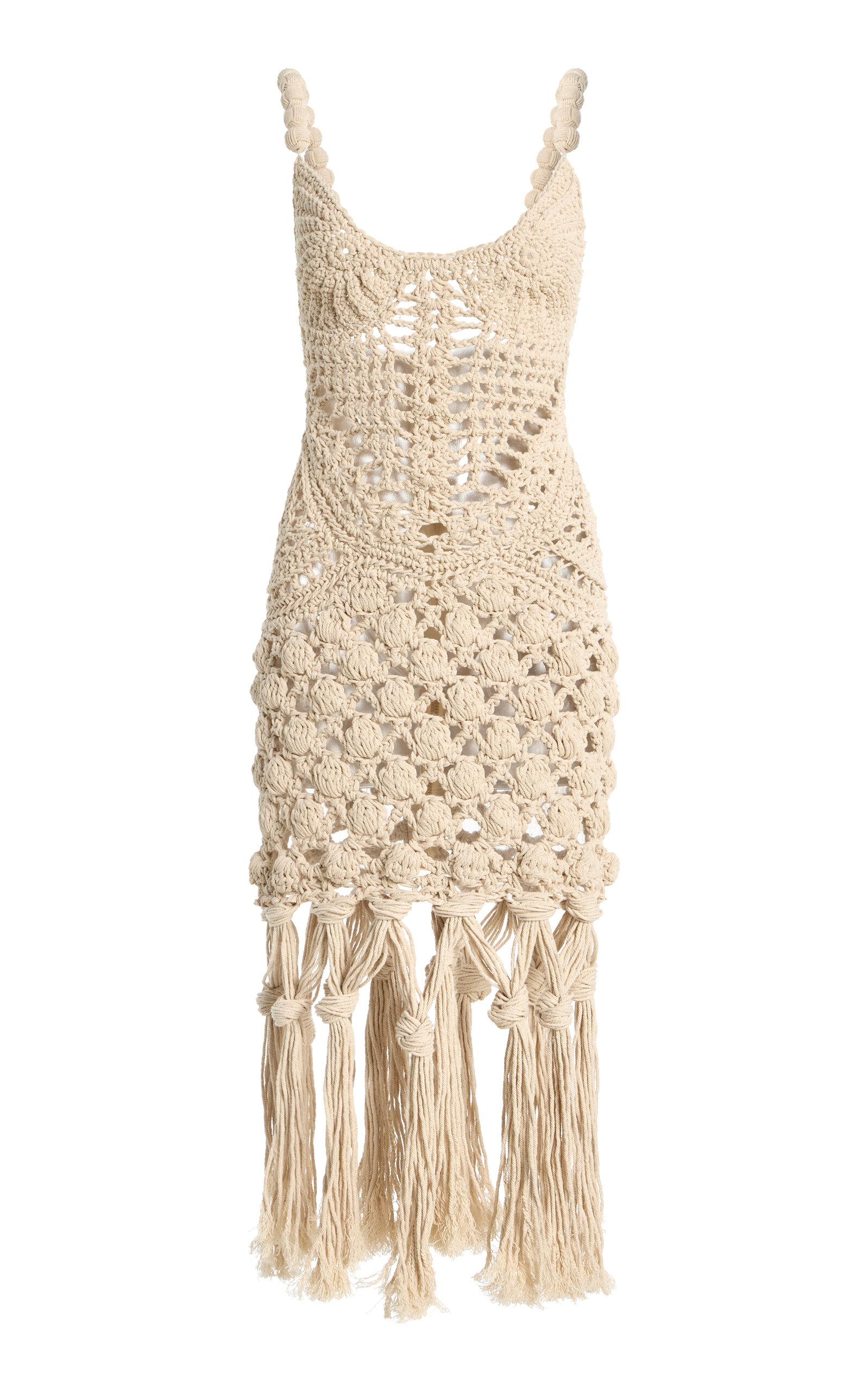 Balmain Crocheted Cotton Dress -oda Operandi by BALMAIN