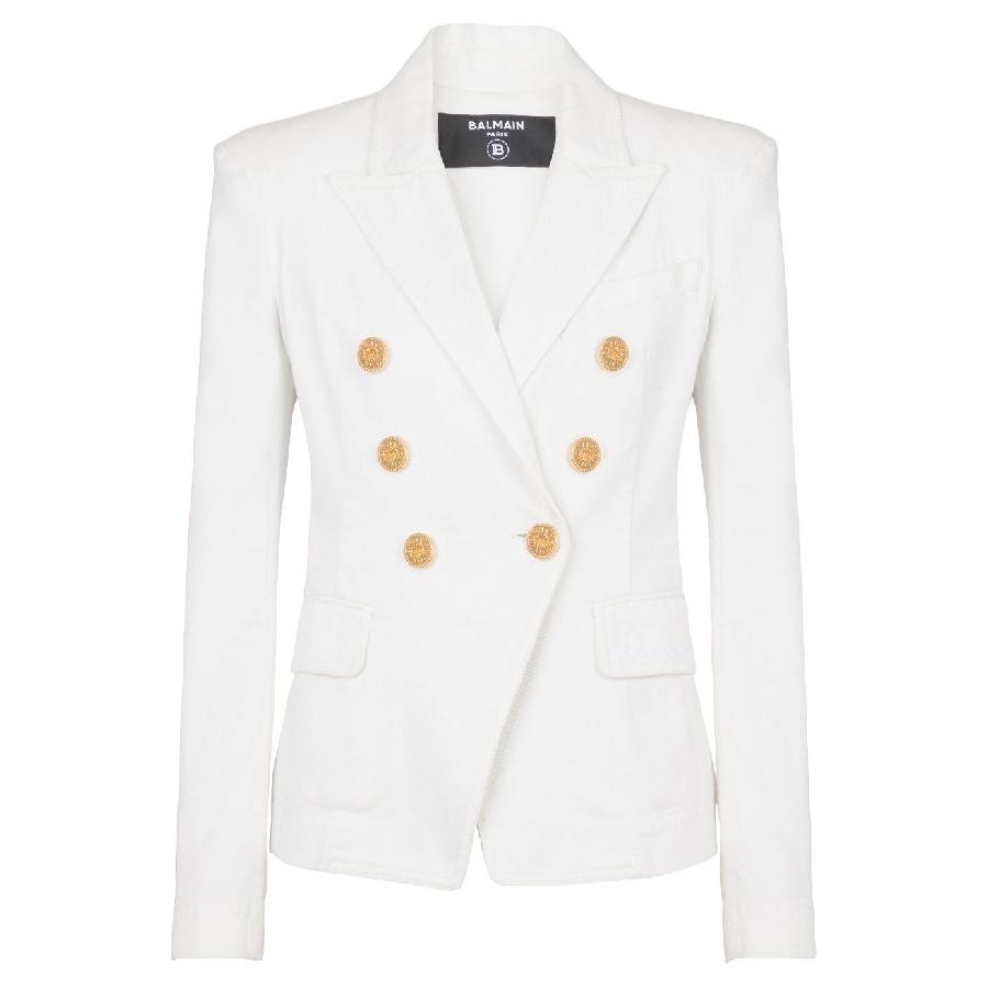 Balmain Double Breasted Cotton Jacket by BALMAIN