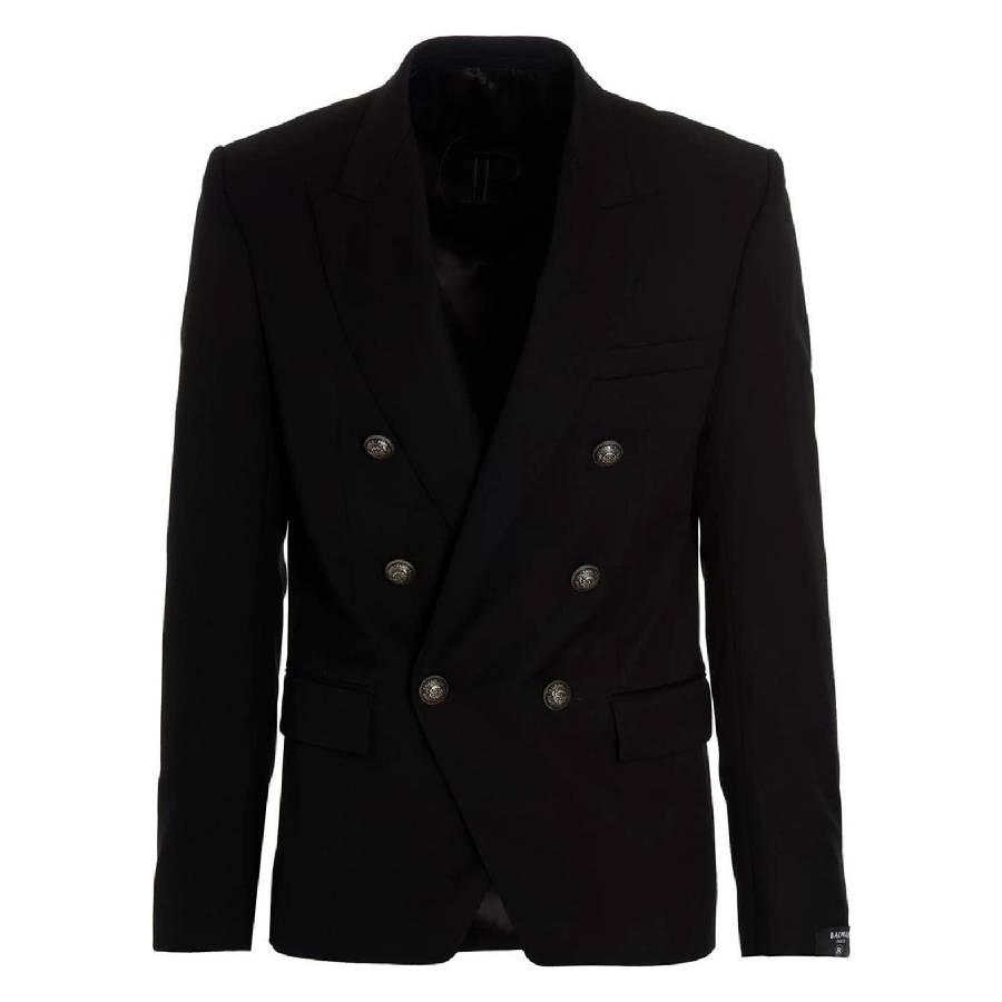 Balmain Double Breasted Tailored Wool Jacket by BALMAIN