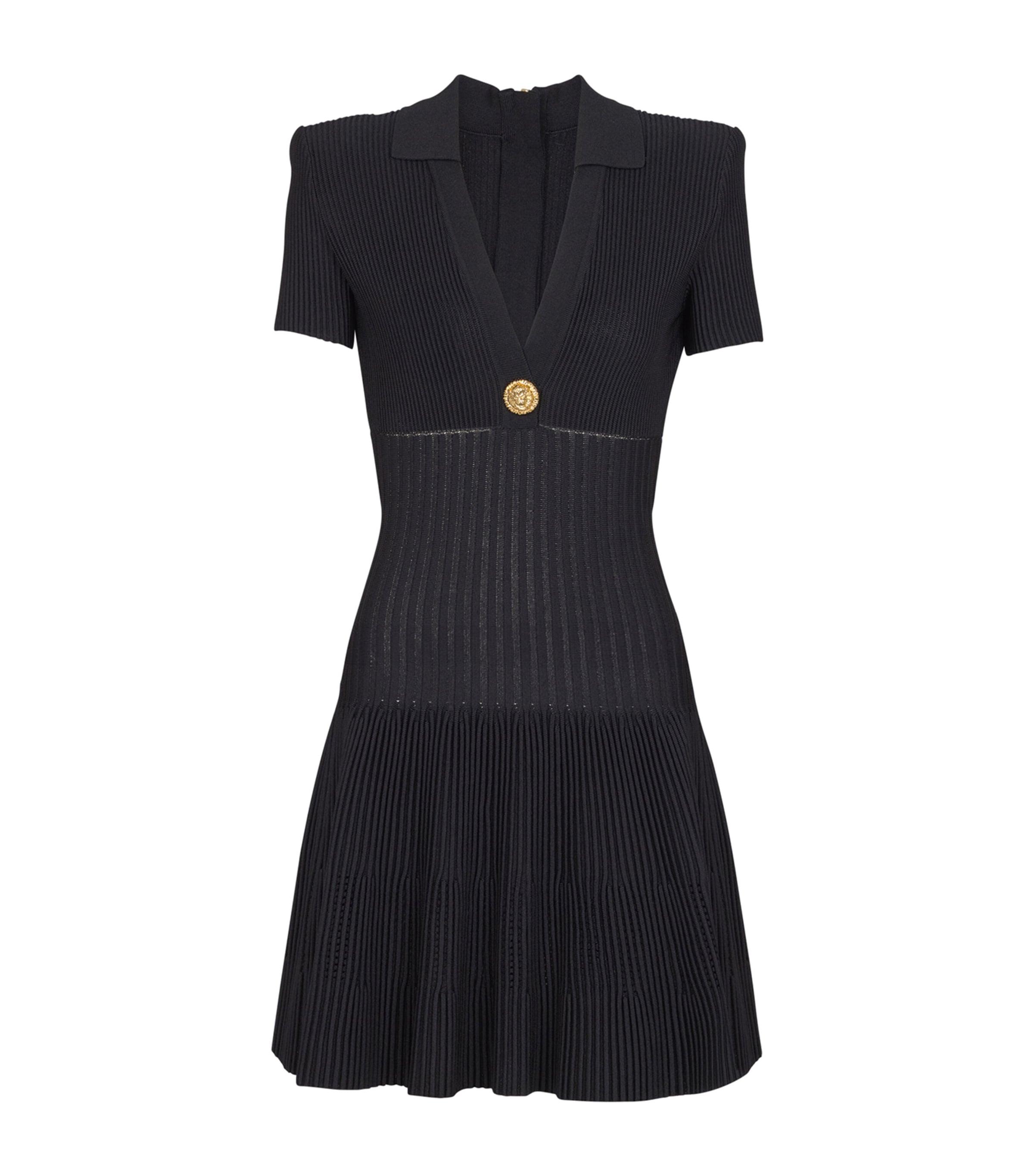 Balmain Flared Knit Dress by BALMAIN