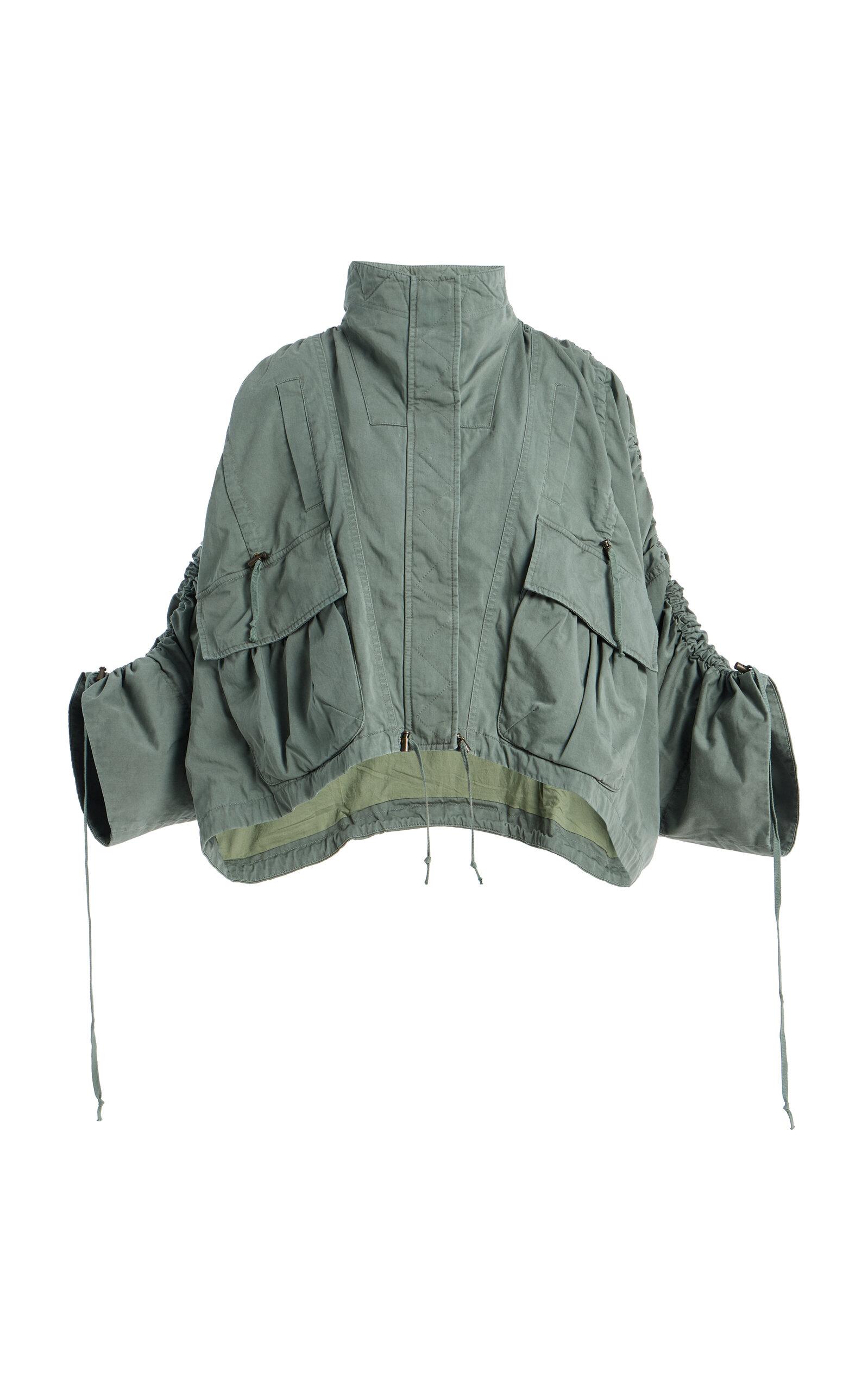 Balmain Gabardine Parka Jacket - Moda Operandi by BALMAIN