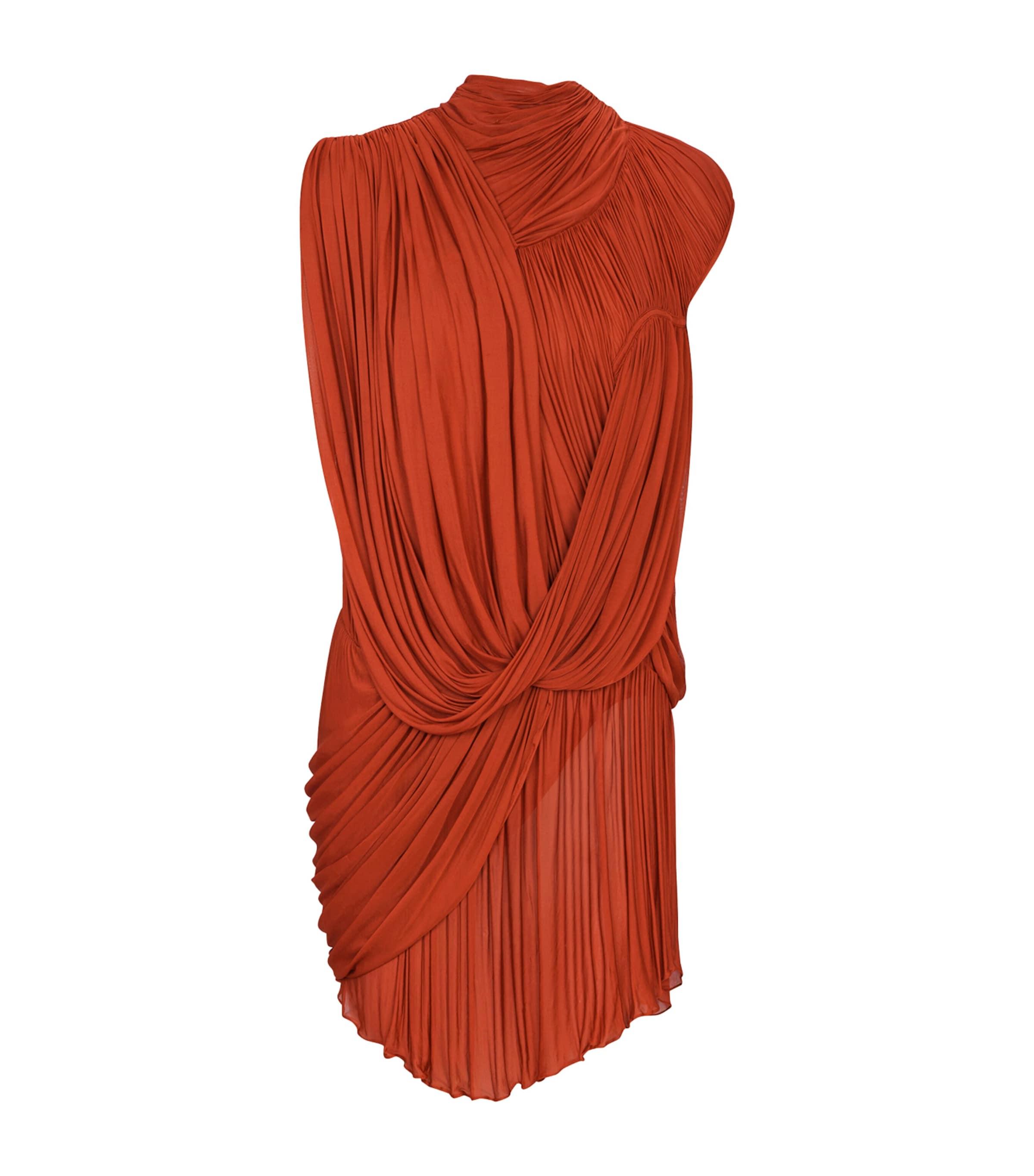 Balmain Jersey Draped Mini Dress by BALMAIN
