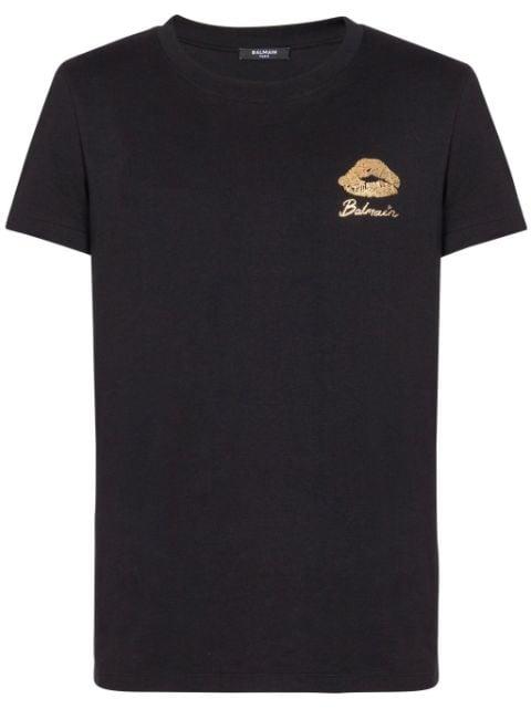 Balmain Kiss print T-shirt by BALMAIN