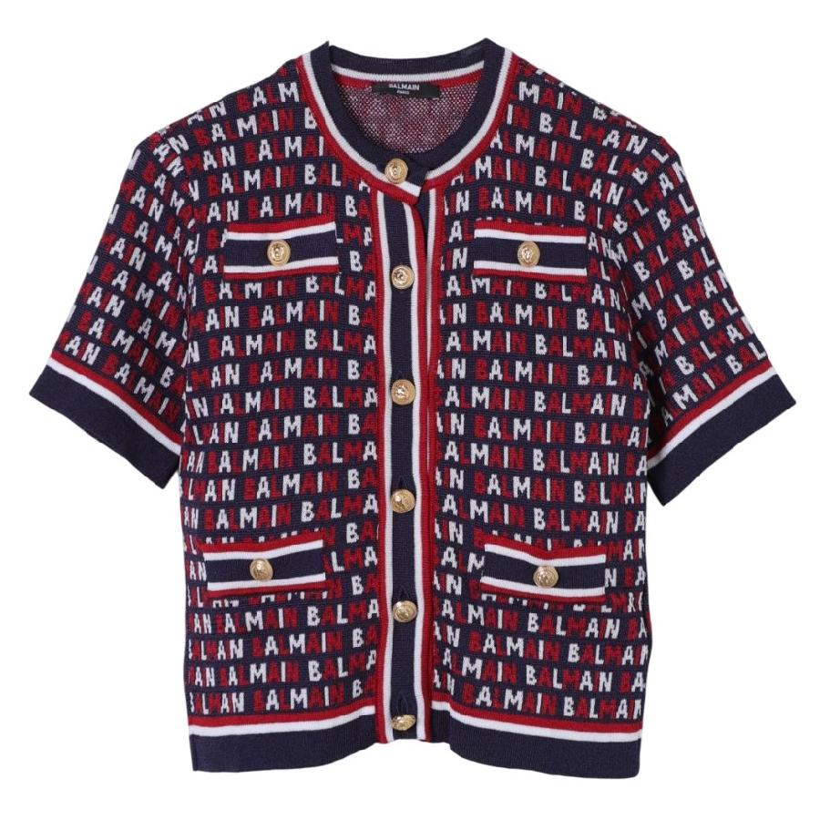 Balmain Monogram Pattern Knit Sweater by BALMAIN