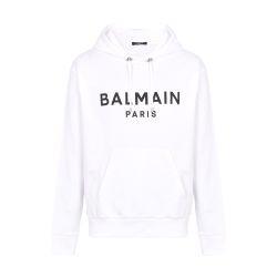 Balmain Paris printed hoodie by BALMAIN