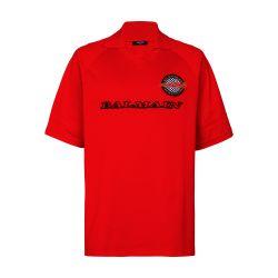 Balmain Racing embroidered cotton piqué polo shirt by BALMAIN