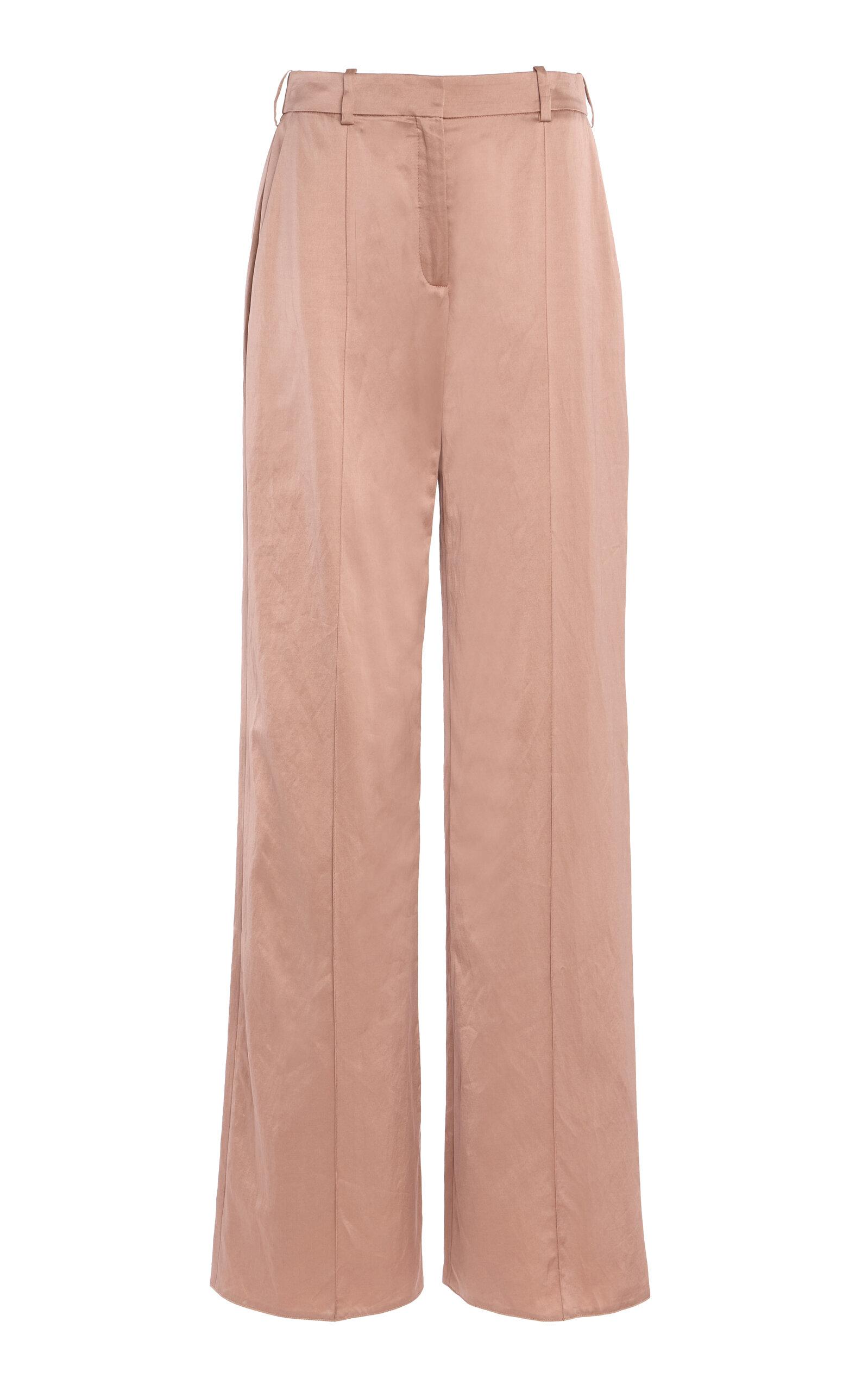 Balmain Satin Straight-Leg Pants - Moda Operandi by BALMAIN
