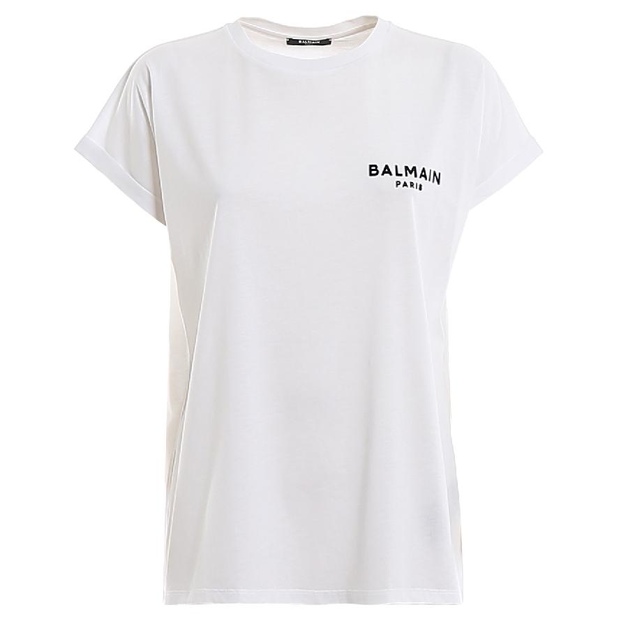 Balmain Short Sleeve Logo Print T Shirt by BALMAIN