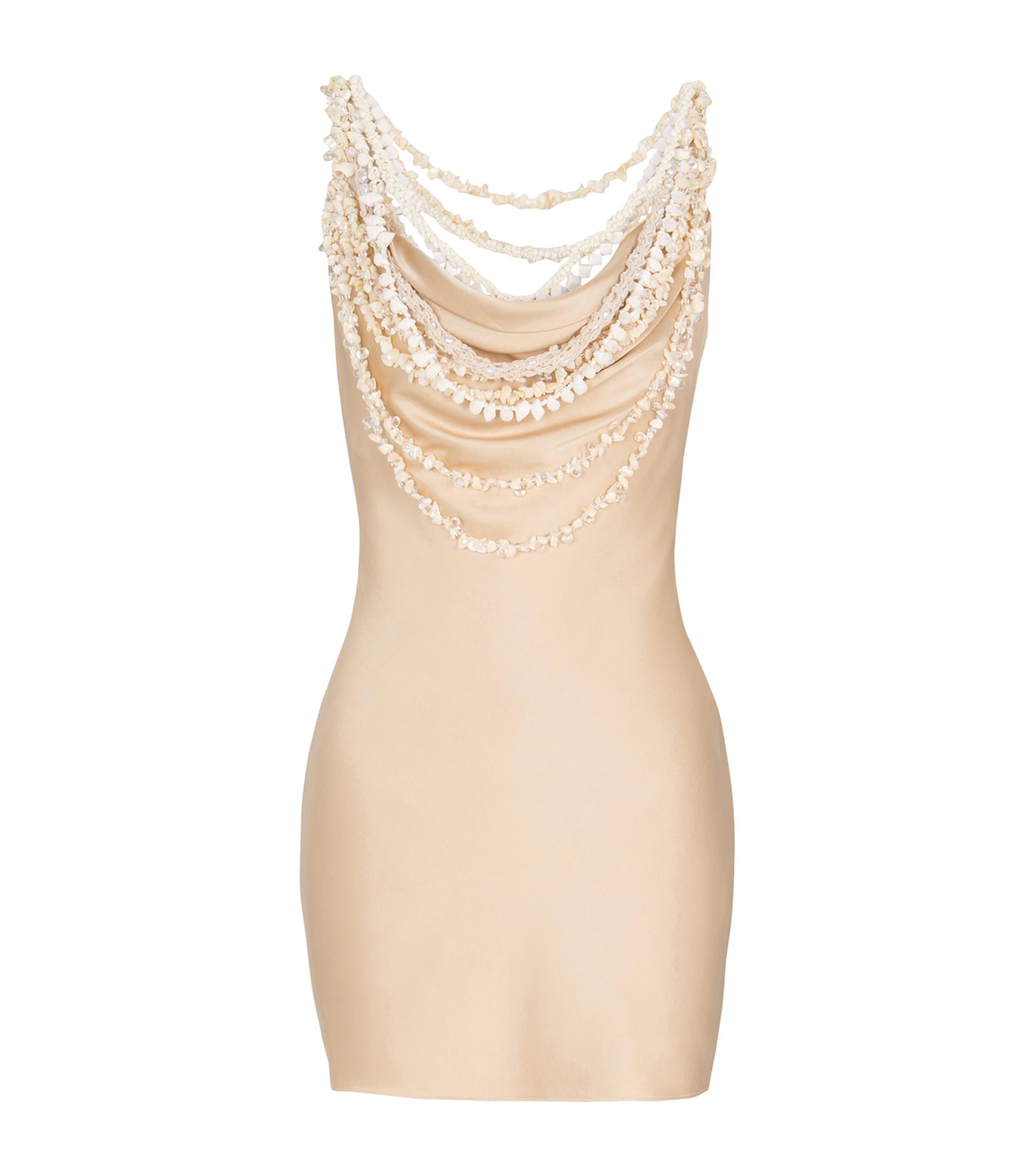 Balmain Silk Shell Mini Dress by BALMAIN