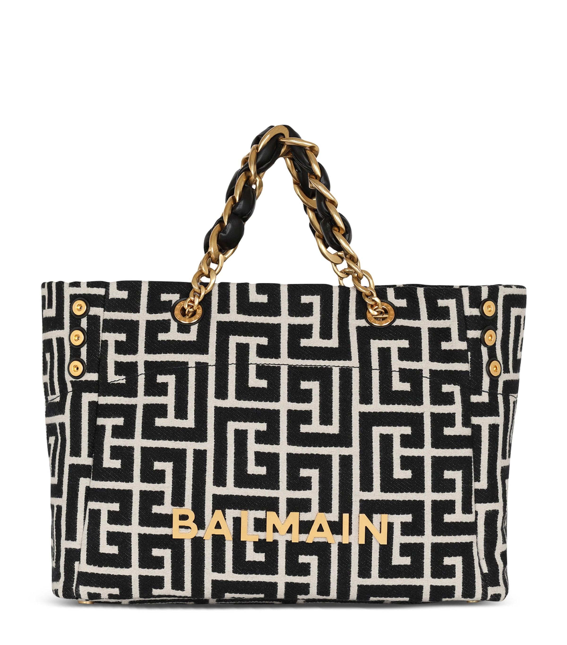 Balmain Soft Jacquard 1945 Tote Bag by BALMAIN