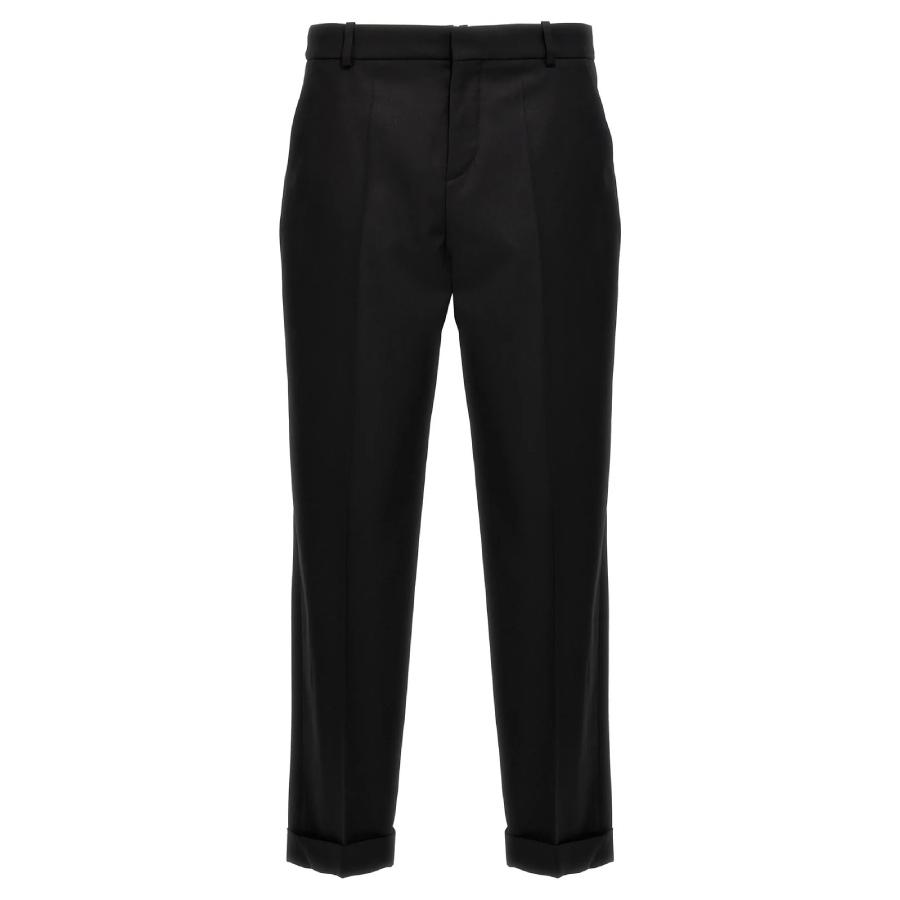 Balmain Straight Leg Tailored Wool Trousers by BALMAIN