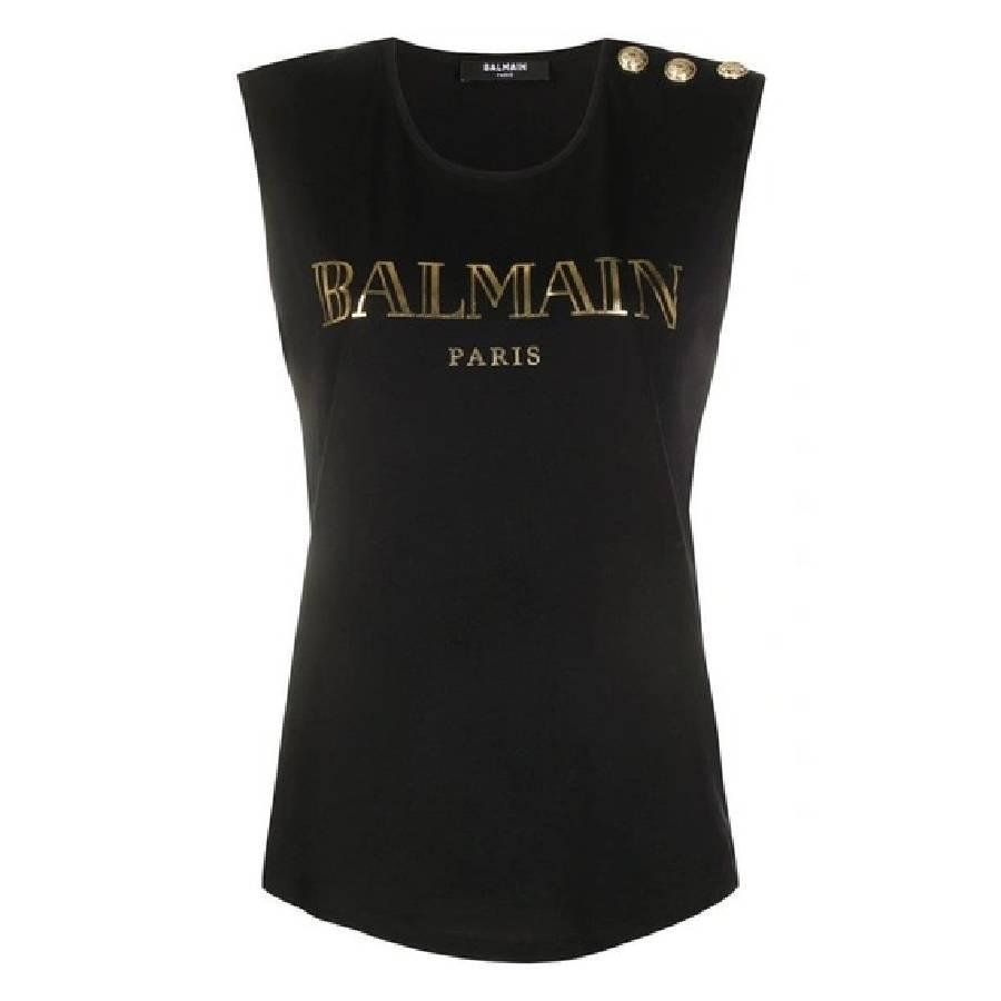Balmain Womens Metal Button Vest by BALMAIN