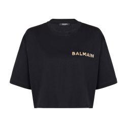 Balmain laminated logo t-shirt by BALMAIN