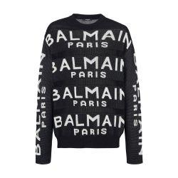 Balmain logo knit sweater by BALMAIN