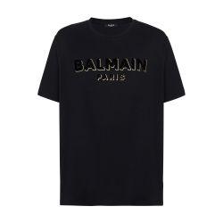 Balmain metallic flocked t-shirt by BALMAIN