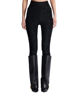 Baroque Patterned Leggings by BALMAIN