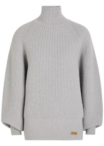 Batwing ribbed wool jumper by BALMAIN
