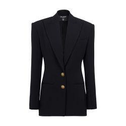 Belted 2-Button Jacket by BALMAIN