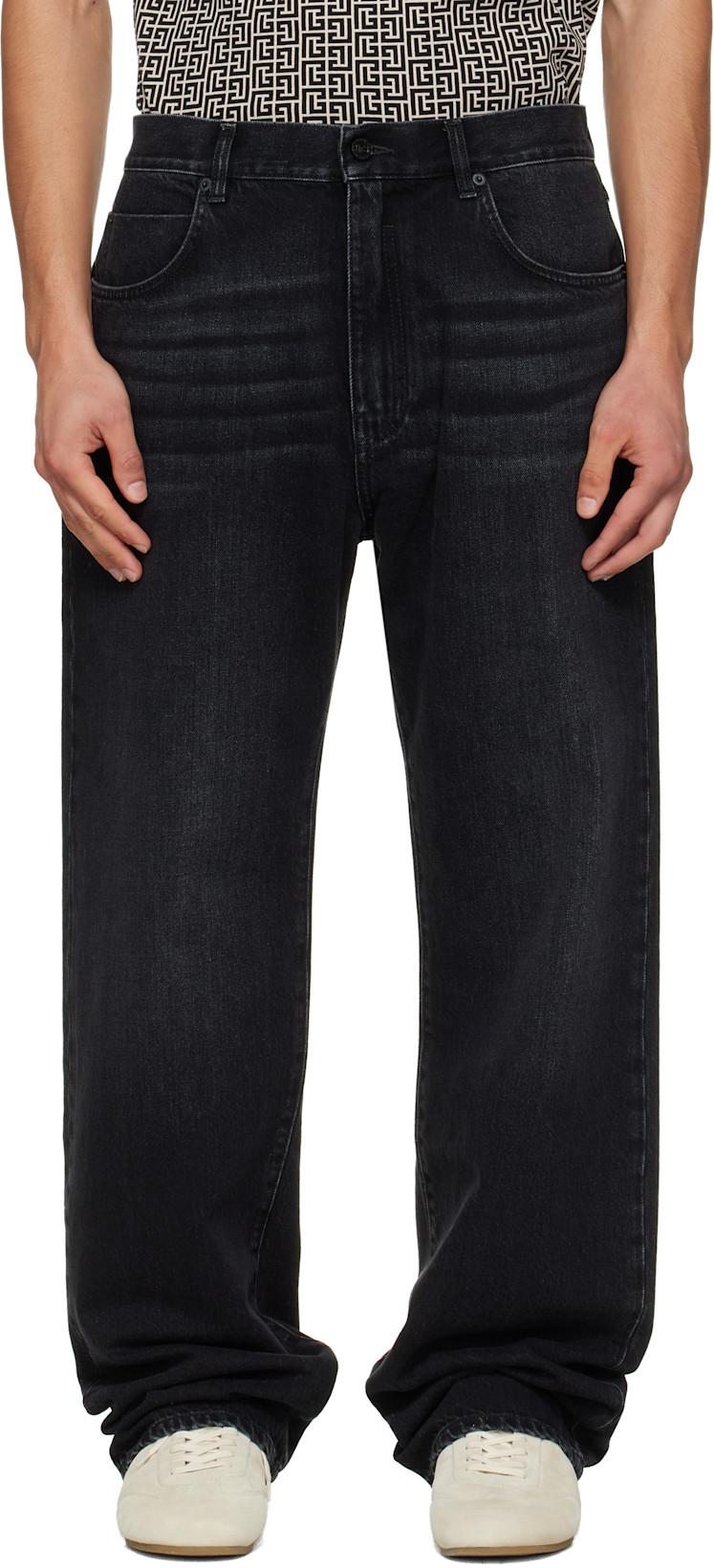 Black Loose Jeans by BALMAIN