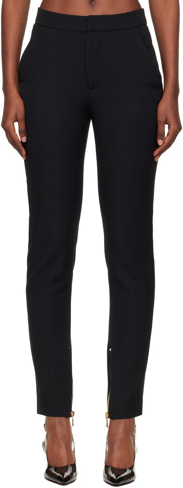 Black Tailored Trousers by BALMAIN