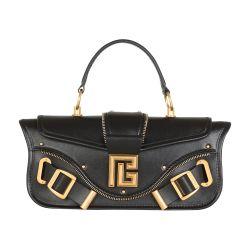 Blaze clutch bag in smooth leather by BALMAIN